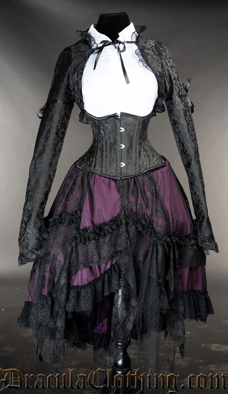 Purple Ruffle Skirt - Image 3