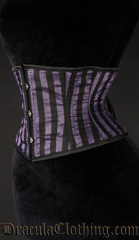 Purple Striped Waist Cincher - Image 2