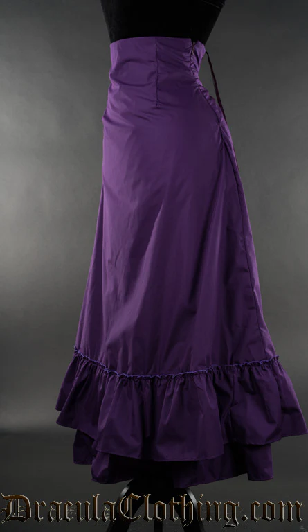 Purple Two Layer Bustle Skirt - Image 2