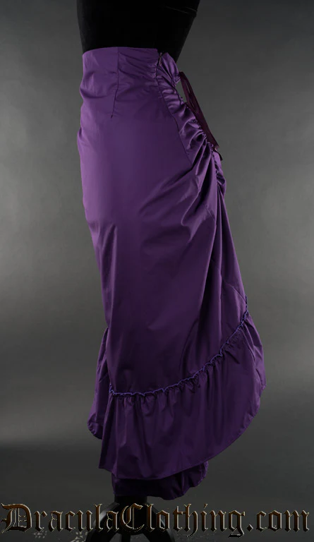 Purple Two Layer Bustle Skirt - Image 3