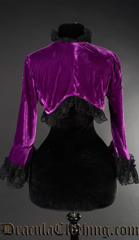 Purple Velvet Bolero - Image 2
