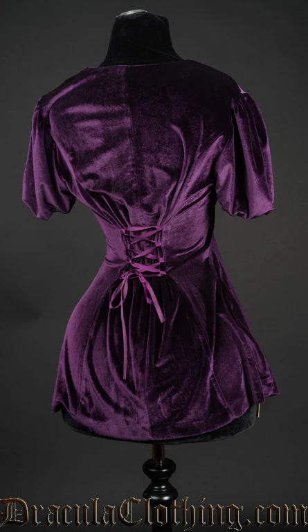Purple Velvet Tunic - Image 3