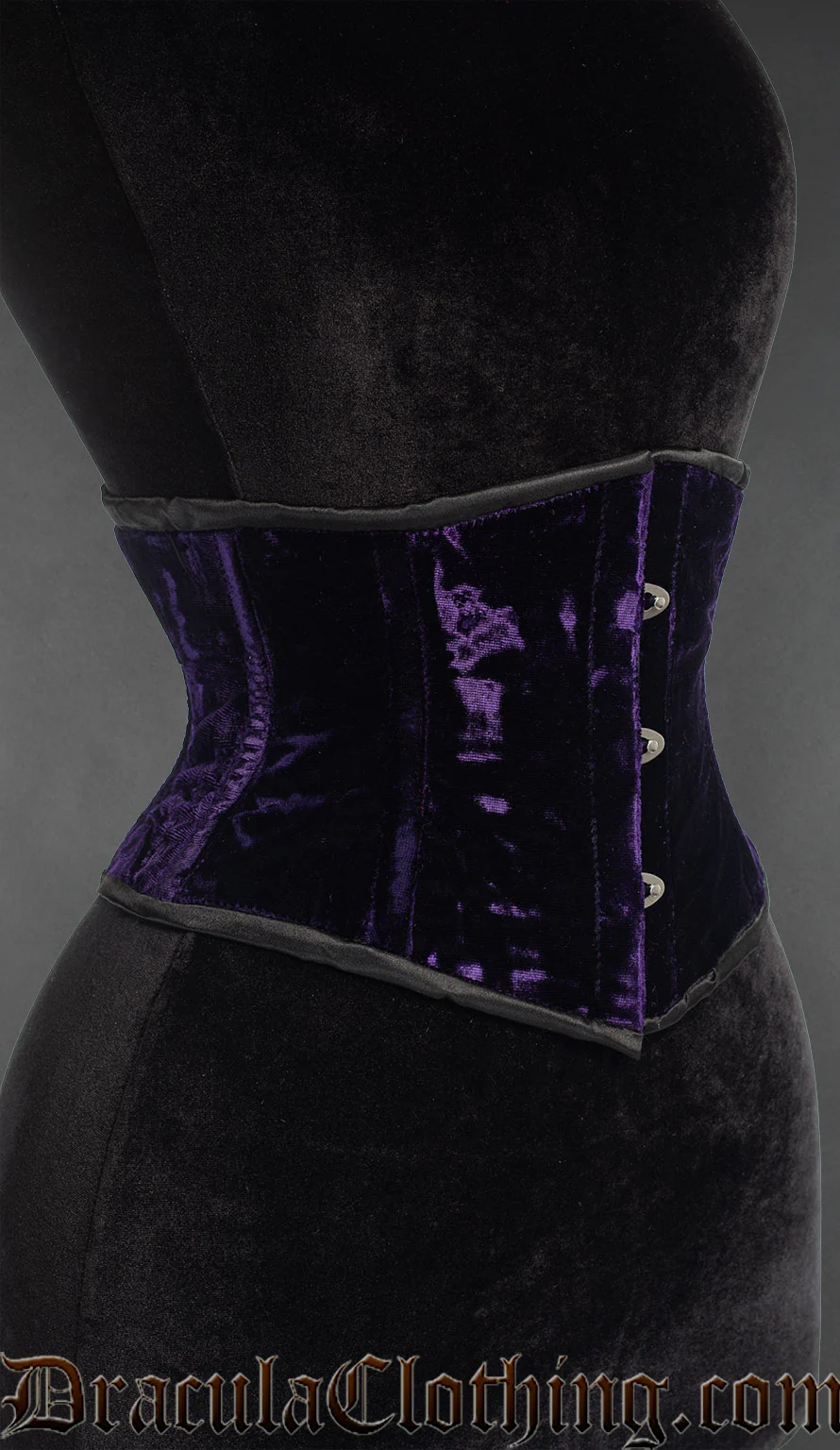 Purple Velvet Waist Cincher - Image 2