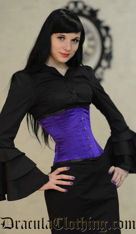 Purple Waspie Corset - Image 5