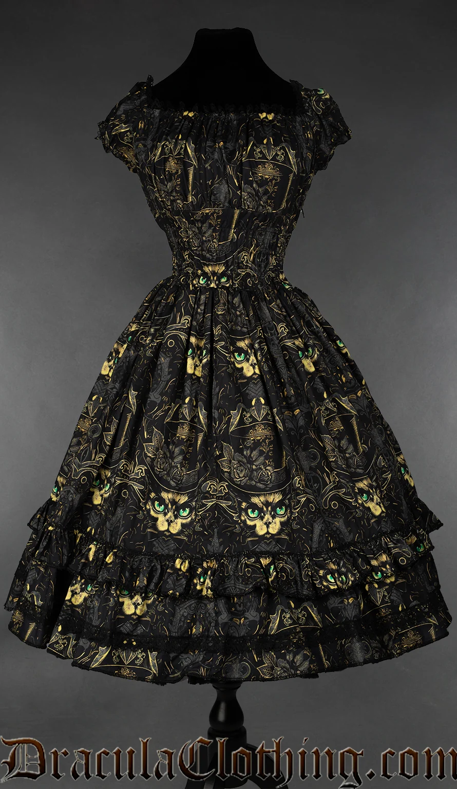 Purrfect Gothabilly Dress - Image 2