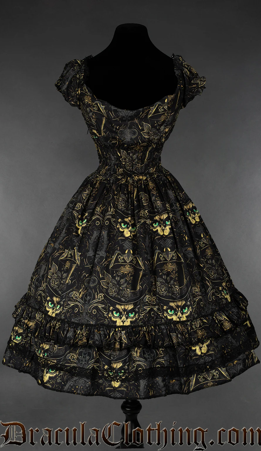 Purrfect Gothabilly Dress - Image 4