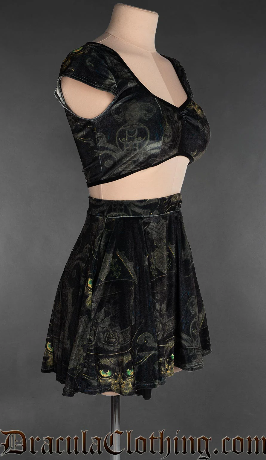 Purrfect Velvet Crop Top - Image 4