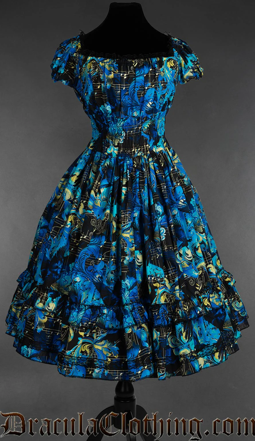 Raven Requiem Gothabilly Dress - Image 3
