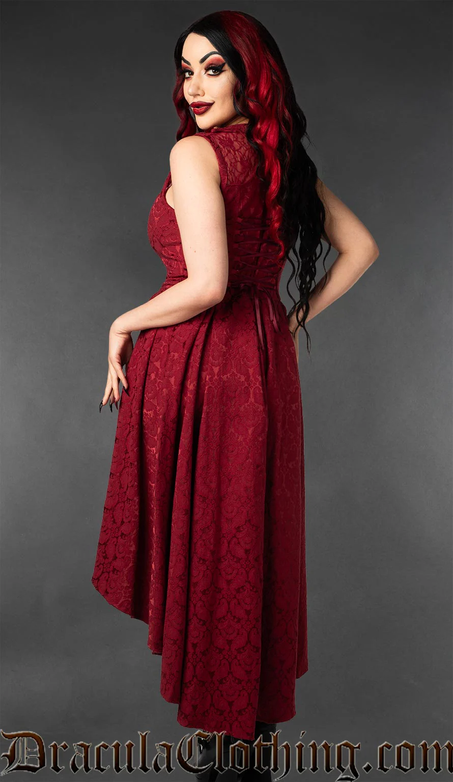 Red Bat Succubus Dress - Image 2