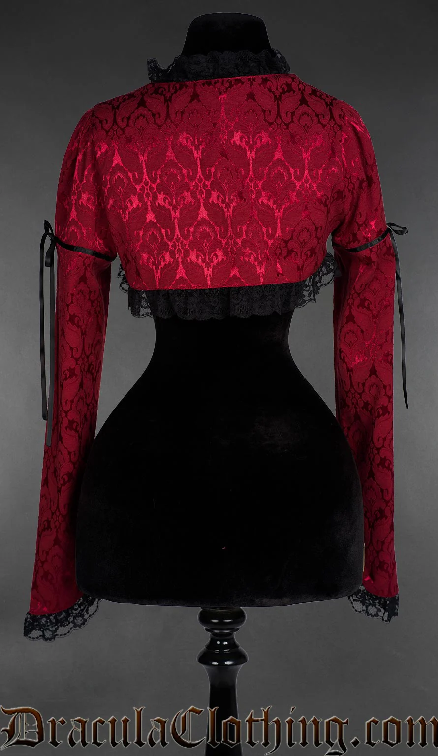 Red Brocade Bolero - Image 2