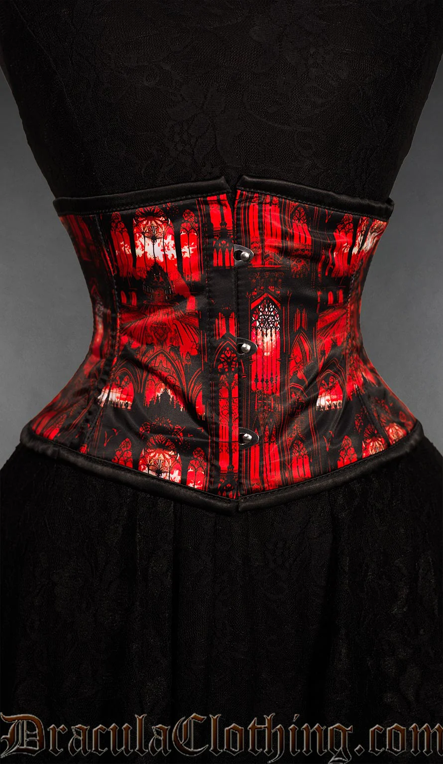 Red Cathedral Waist Cincher