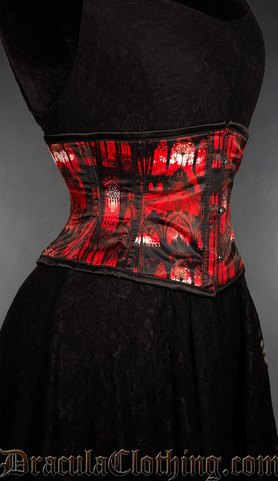 Red Cathedral Waist Cincher - Image 2