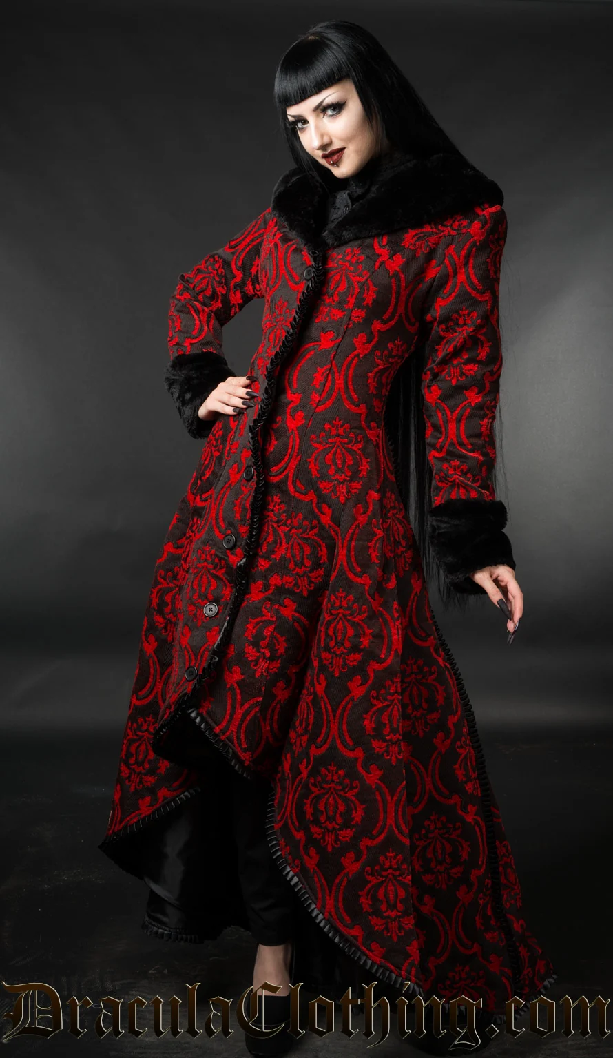 Red Evil Princess Coat - Image 3