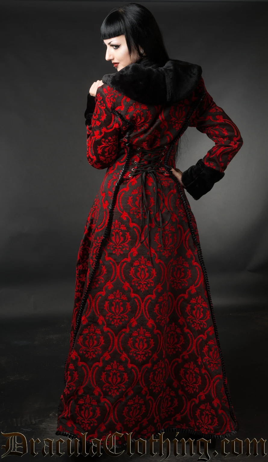 Red Evil Princess Coat - Image 5