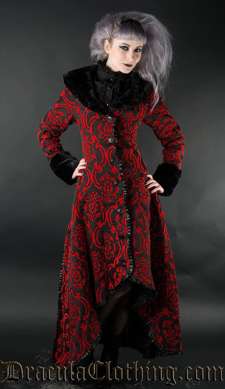 Red Evil Princess Coat - Image 8