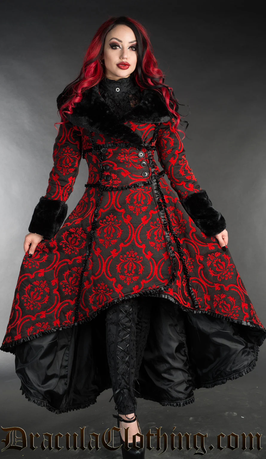 Red Evil Queen Coat - Image 3