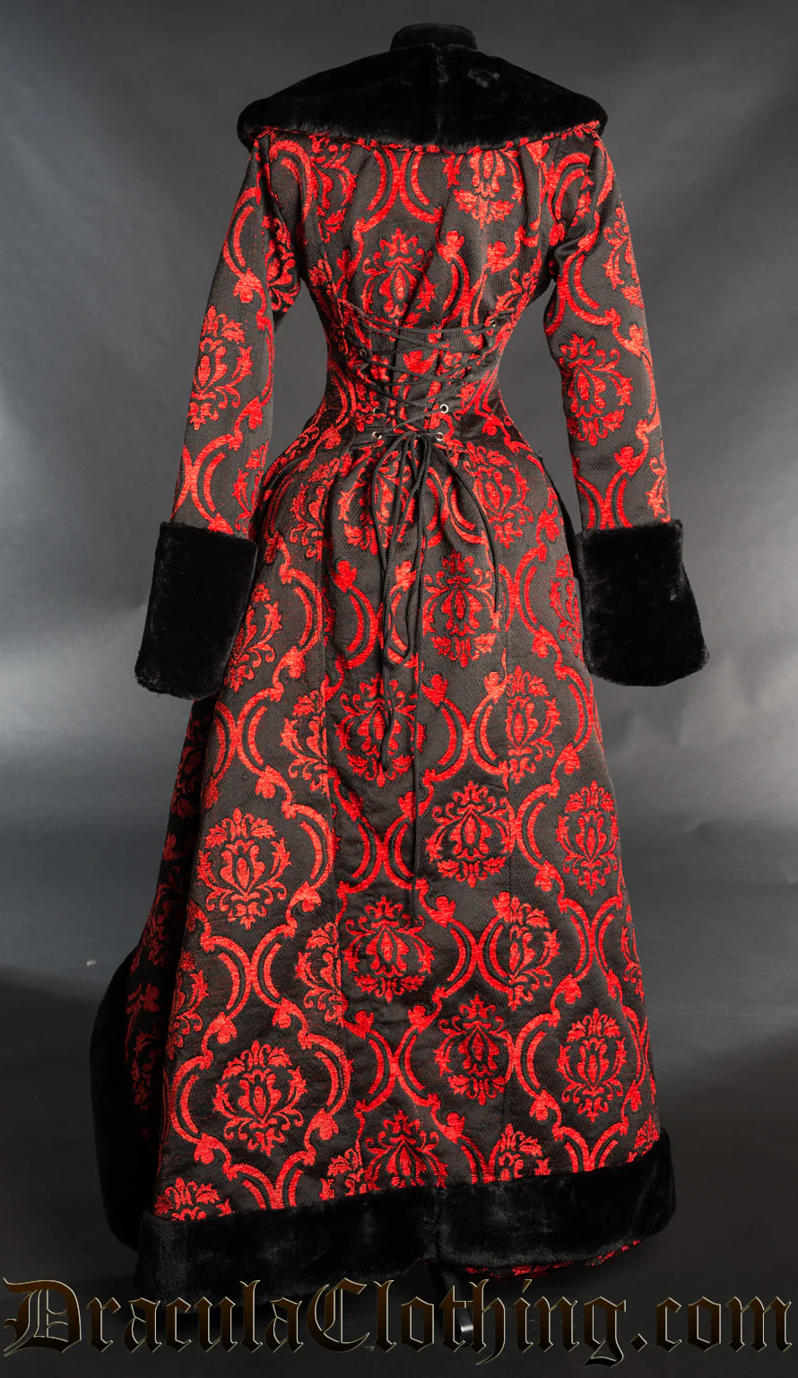 Red Pocket Winter Coat - Image 3
