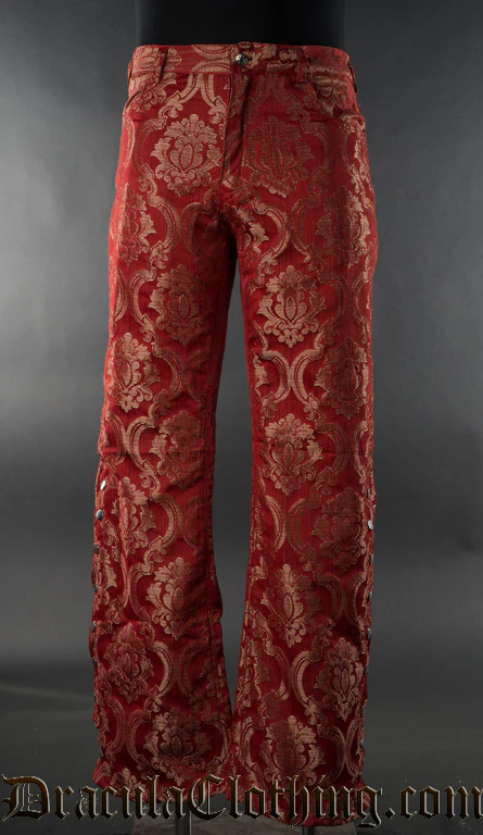 Red Royal Pirate Officer Pants - Image 3