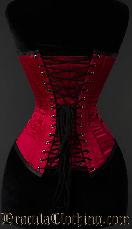 Red Satin Clasp Overbust - Image 2