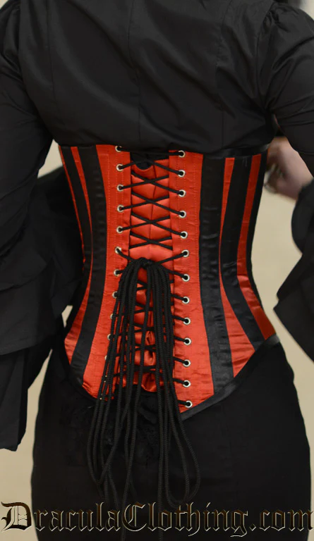 Red Striped Corset - Image 2