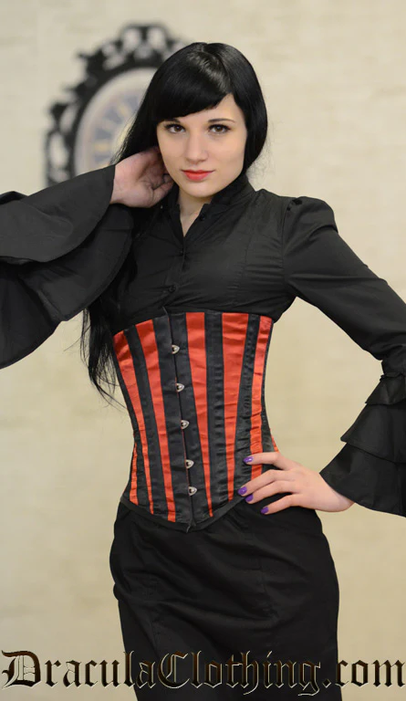 Red Striped Corset - Image 3
