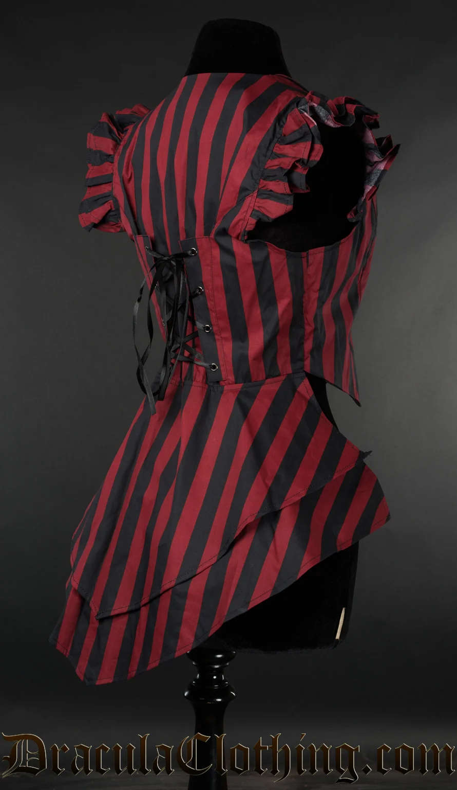 Red Striped Tailcoat Vest - Image 3