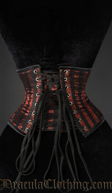 Red Striped Waist Cincher - Image 2