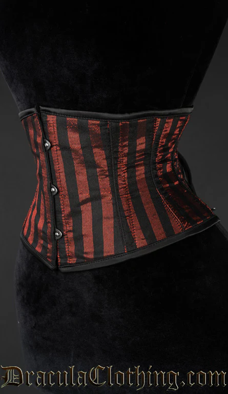 Red Striped Waist Cincher - Image 3