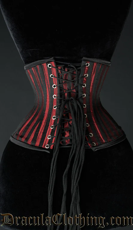 Red Stripes Extreme Waist Clasp Cincher - Image 3