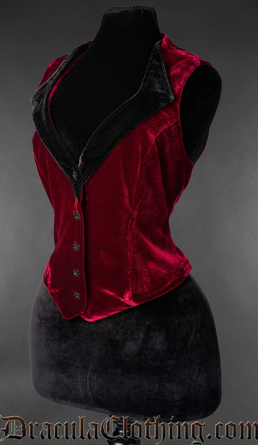 Red Velvet Vest - Image 4