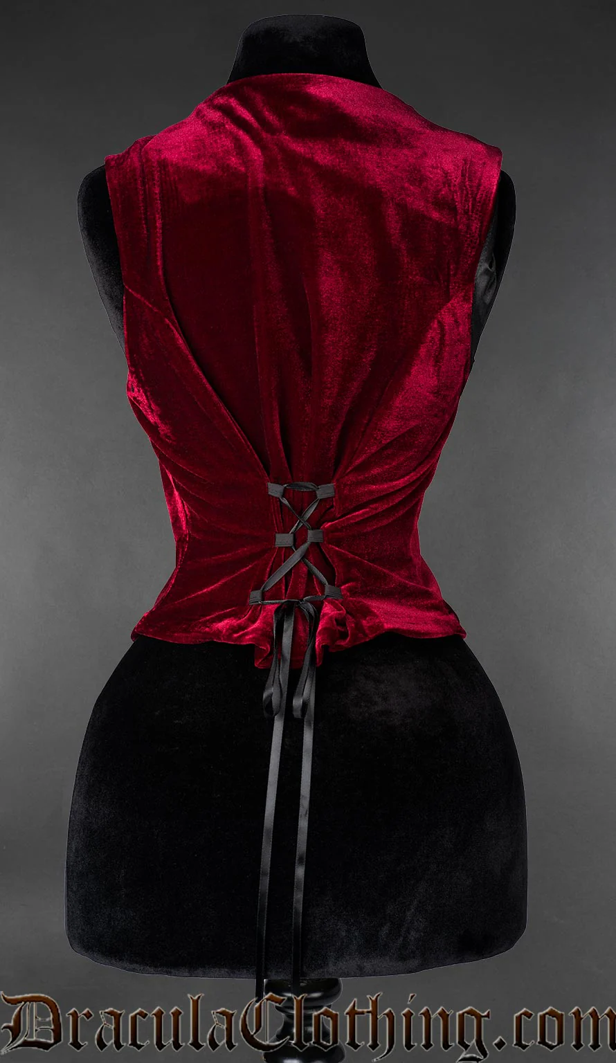 Red Velvet Vest - Image 5
