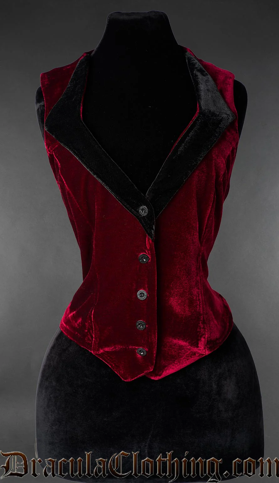 Red Velvet Vest - Image 6