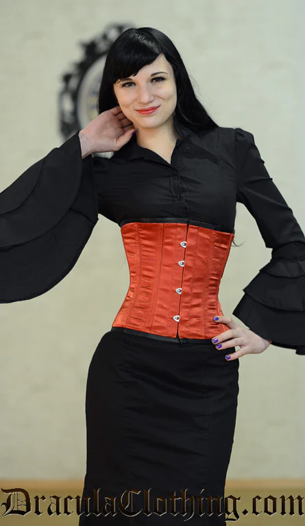 Red Waspie Corset - Image 2