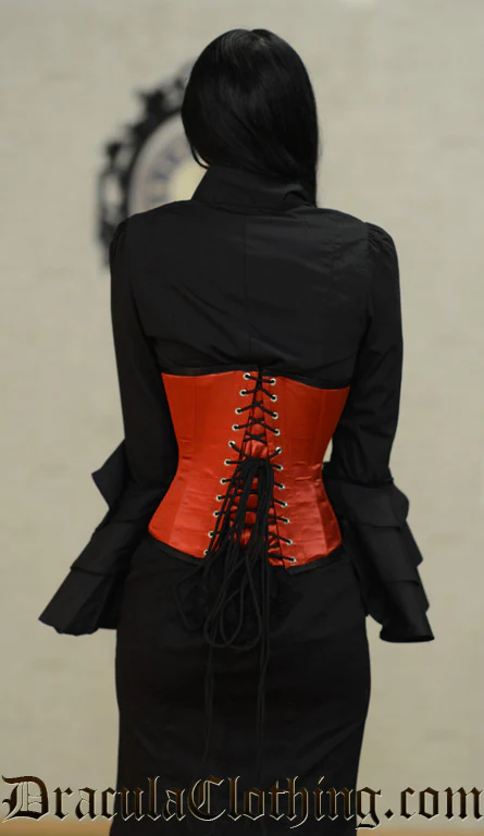 Red Waspie Corset - Image 3