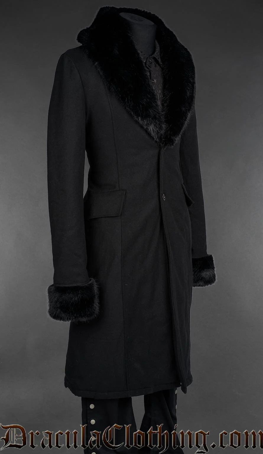 Regent Faux Fur Coat - Image 3