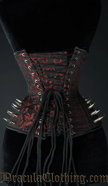 Ruby Extreme Waist Clasp Spike Corset - Image 3