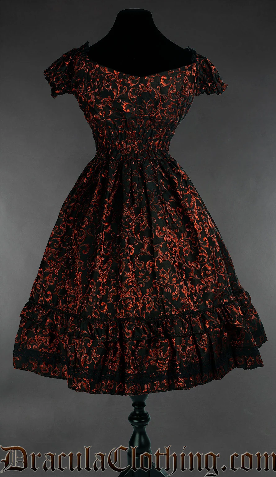 Ruby Gothabilly Dress - Image 4