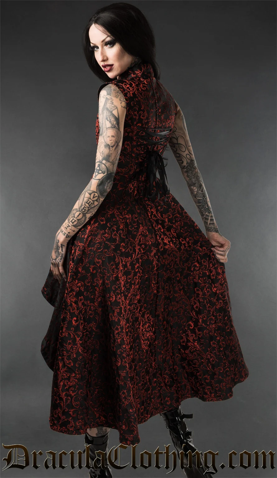 Ruby Steel Choker Dress - Image 2