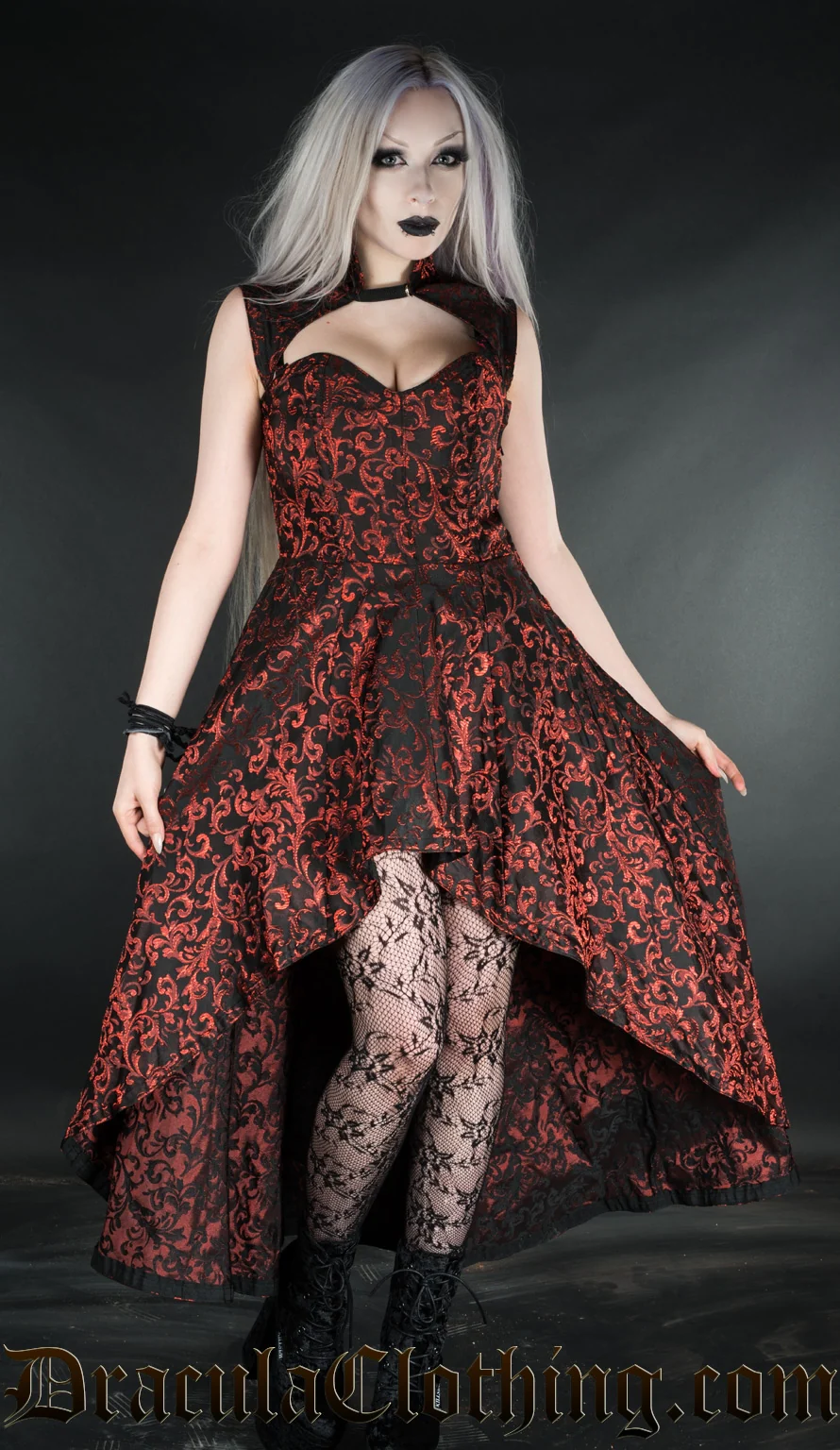 Ruby Steel Choker Dress - Image 5
