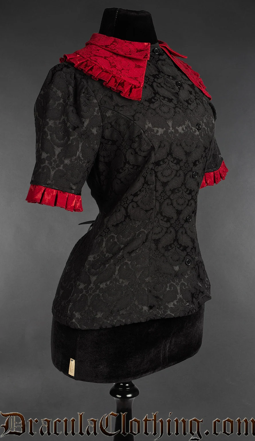Short Sleeved Gothic Blouse - Image 3