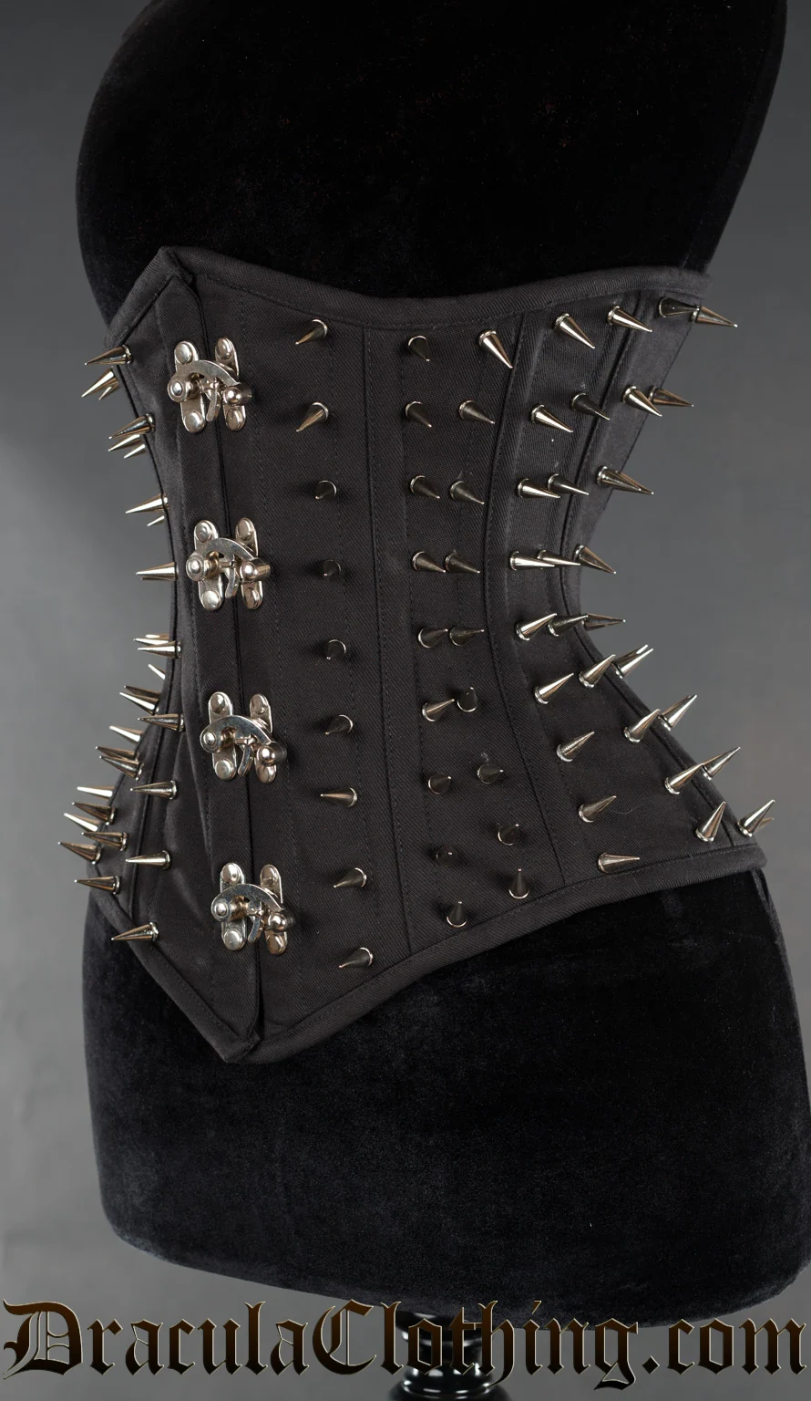 Silver Clasp Hedgehog Cotton Corset - Image 2
