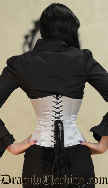 Silver Satin Waspie - Image 2