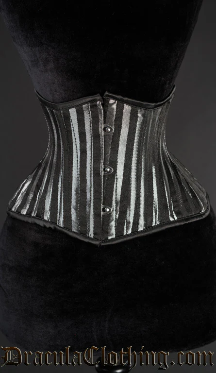 Silver Striped Extreme Waist Cincher