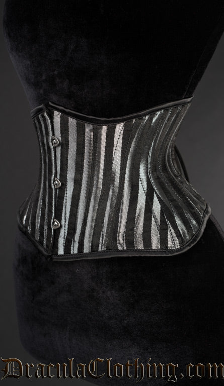 Silver Striped Extreme Waist Cincher - Image 2