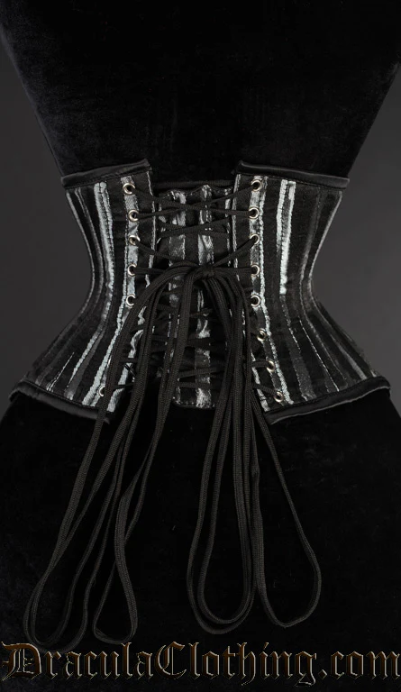 Silver Striped Extreme Waist Cincher - Image 3