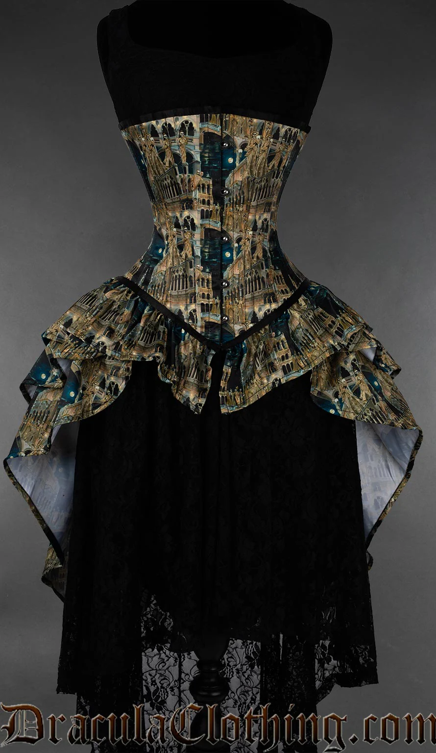 Skeleton Venice Bustle Corset - Image 2