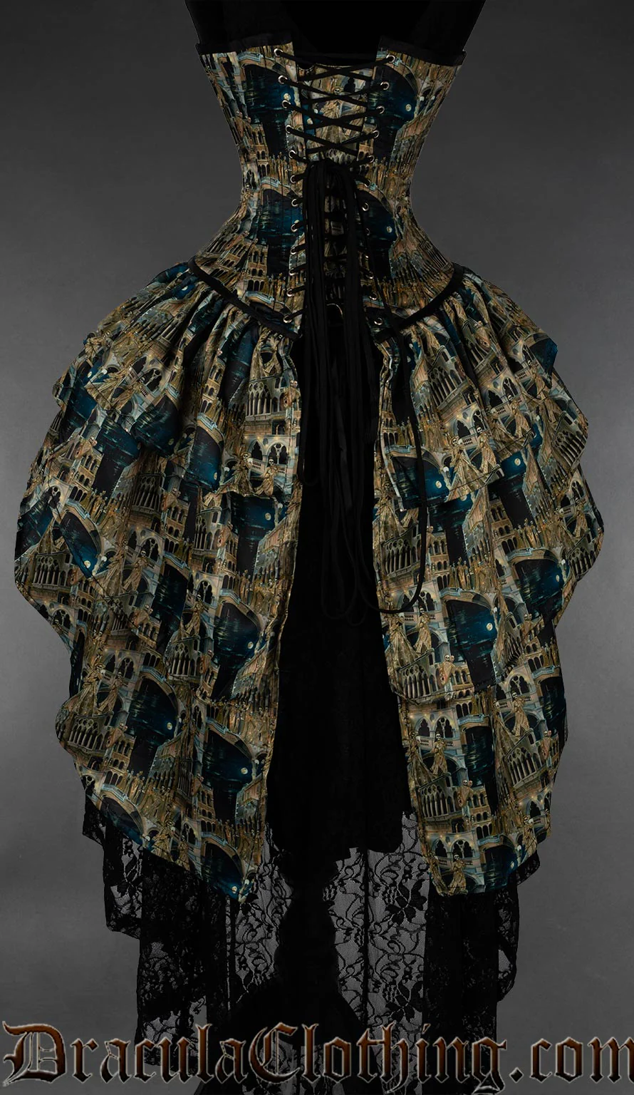 Skeleton Venice Bustle Corset - Image 3