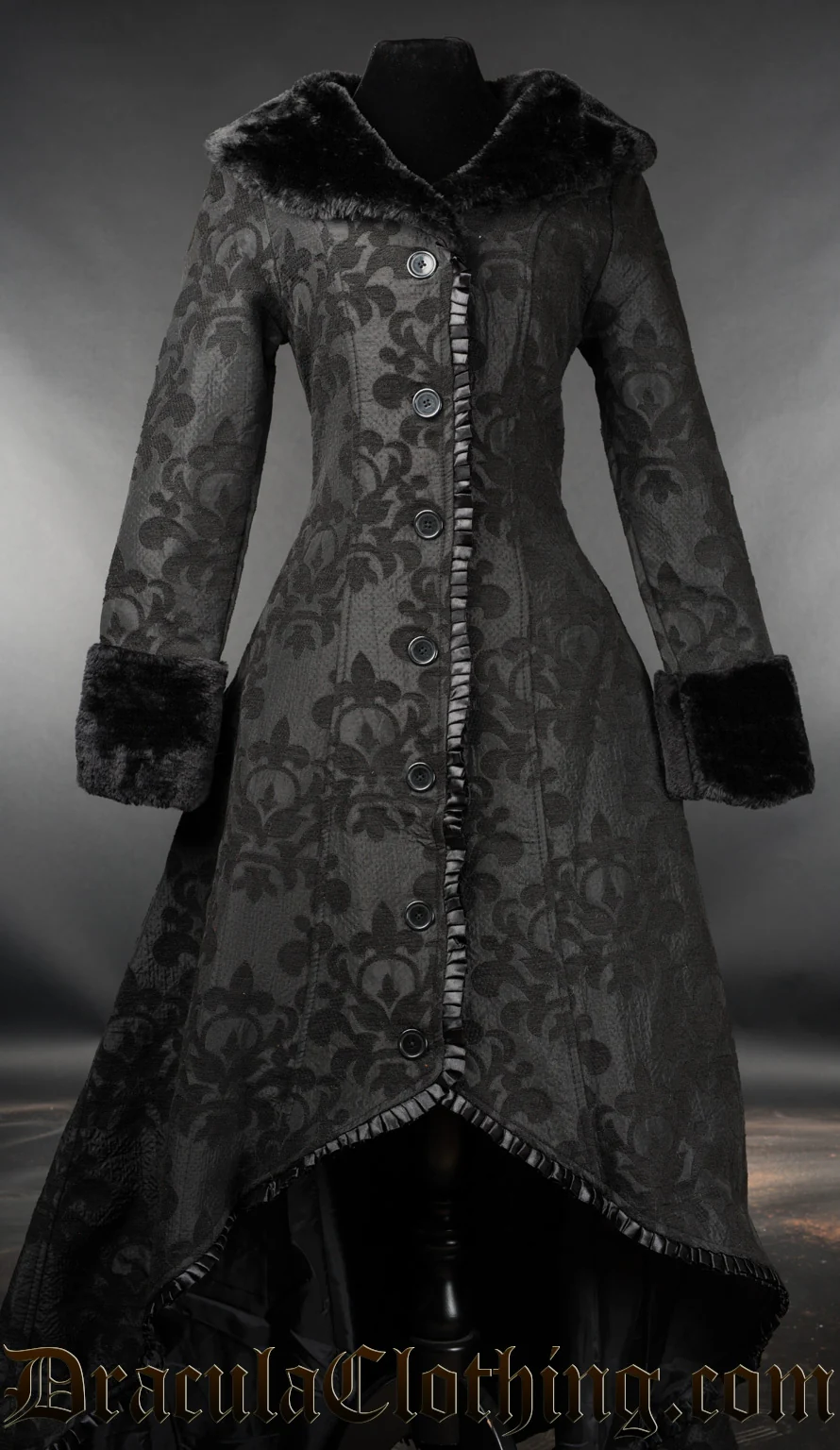Skull Brocade Evil Princess Coat - Image 5