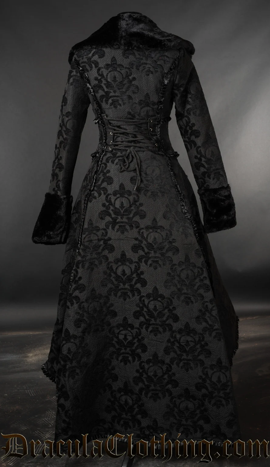Skull Brocade Evil Queen Coat - Image 4