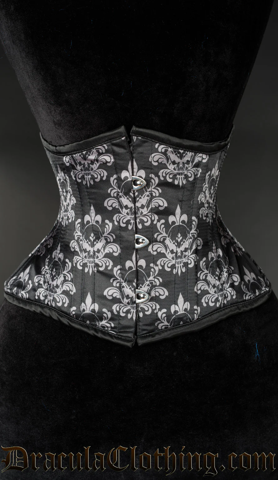 Skull Brocade Extreme Waist Cincher